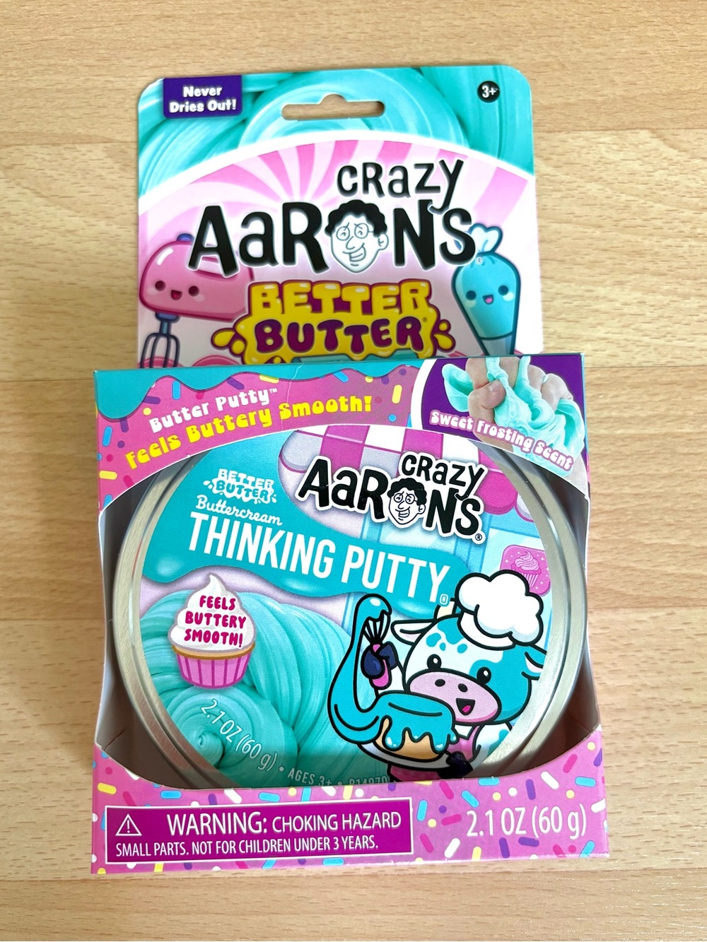 Crazy Aaron's BUTTERCREAM Better Butter Thinking Putty 2.1 oz Rare Scent *NEW*